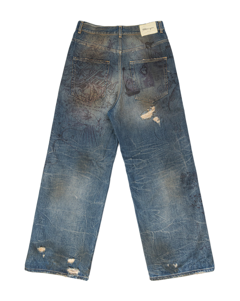Tattoo Jeans Dark Blue