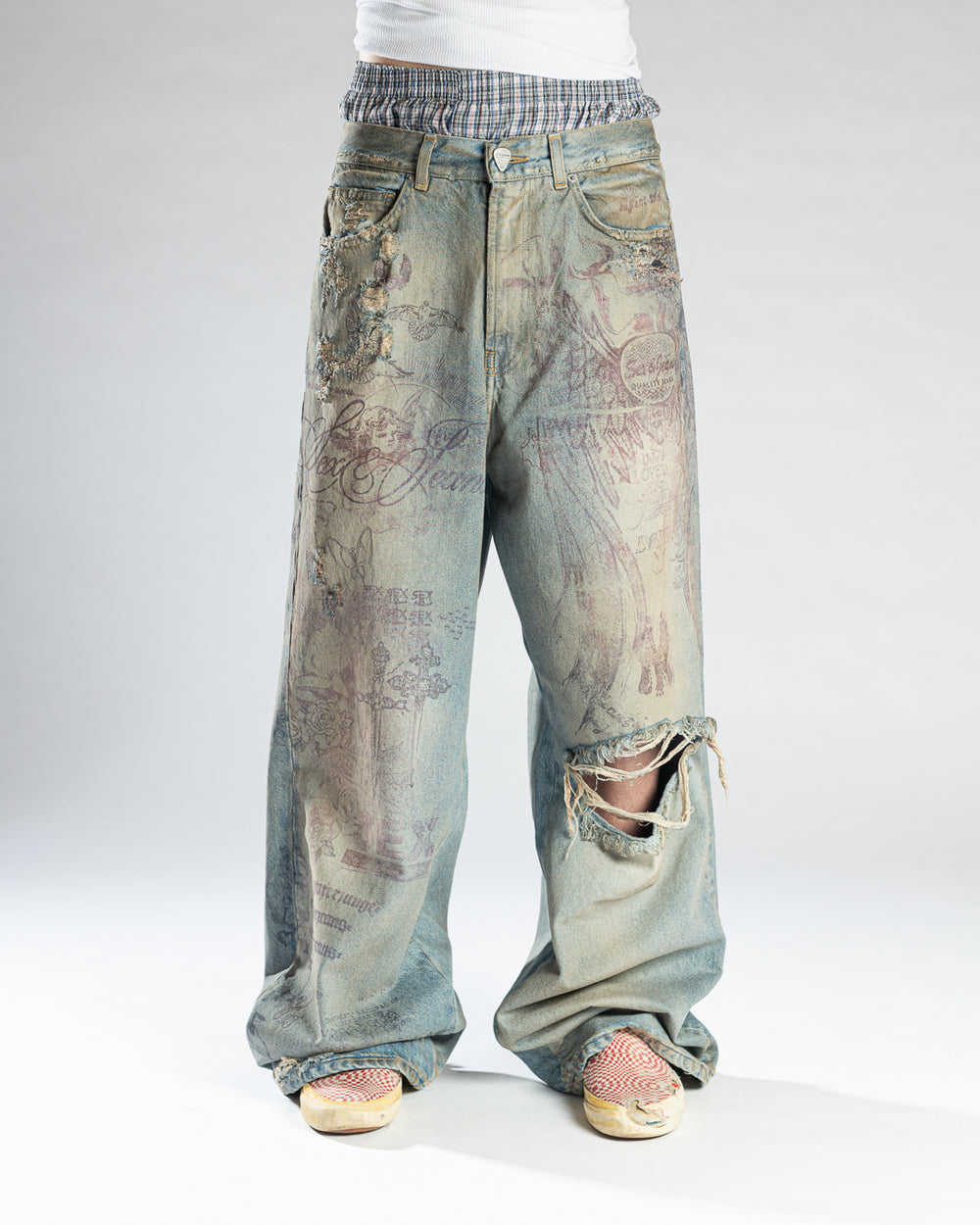 Tattoo Jeans Light Blue