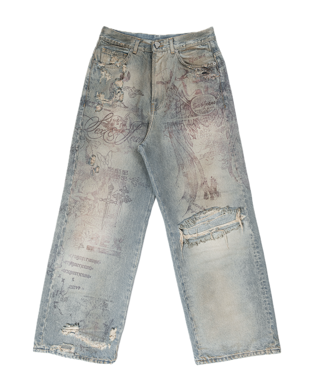 Tattoo Jeans Light Blue