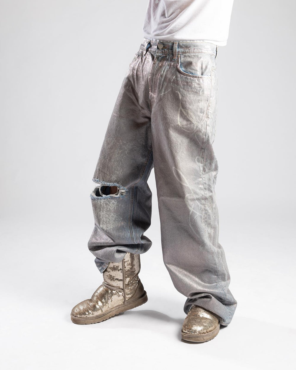 Silver Plated Jeans