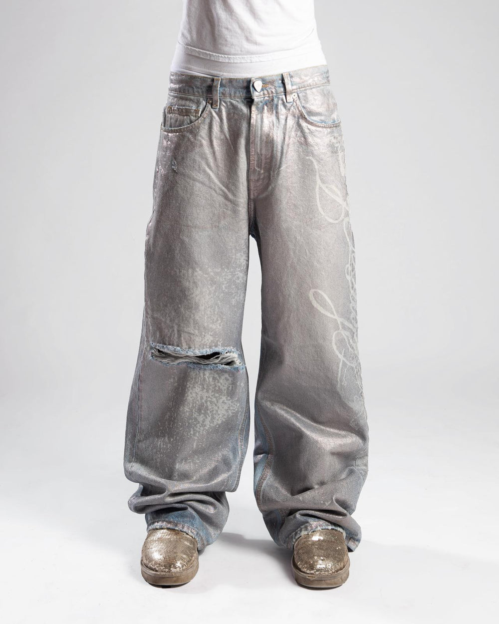 Silver Plated Jeans