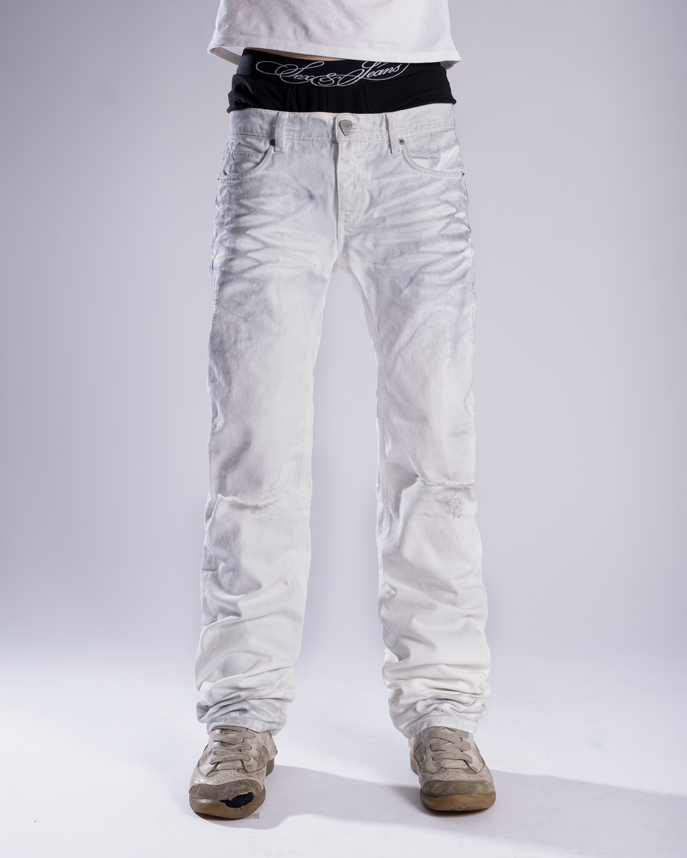 White Stray Jeans